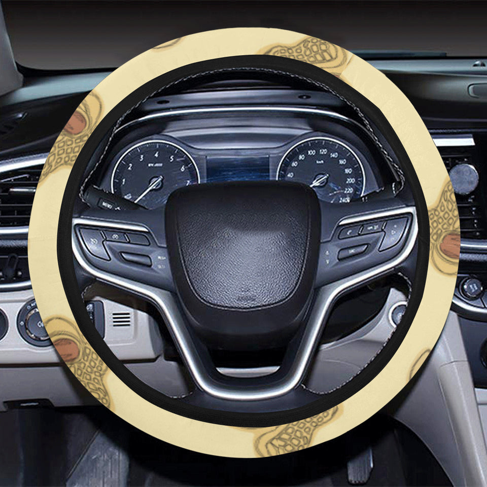peanuts design pattern Car Steering Wheel Cover