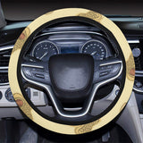 peanuts design pattern Car Steering Wheel Cover
