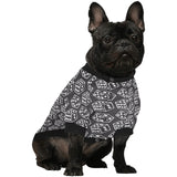 Dice Pattern Print Design 01 All Over Print Pet Dog Round Neck Fuzzy Shirt