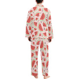 Watermelon pattern Men's Long Pajama Set