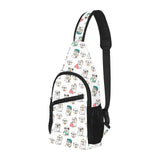 English Bulldog Pattern Print Design 03 All Over Print Chest Bag