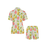 Guava design pattern Women's V-Neck Short Pajama Set