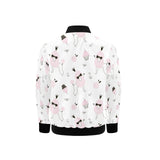 Poodle dog rose cake pattern Kids' Boys' Girls' Bomber Jacket