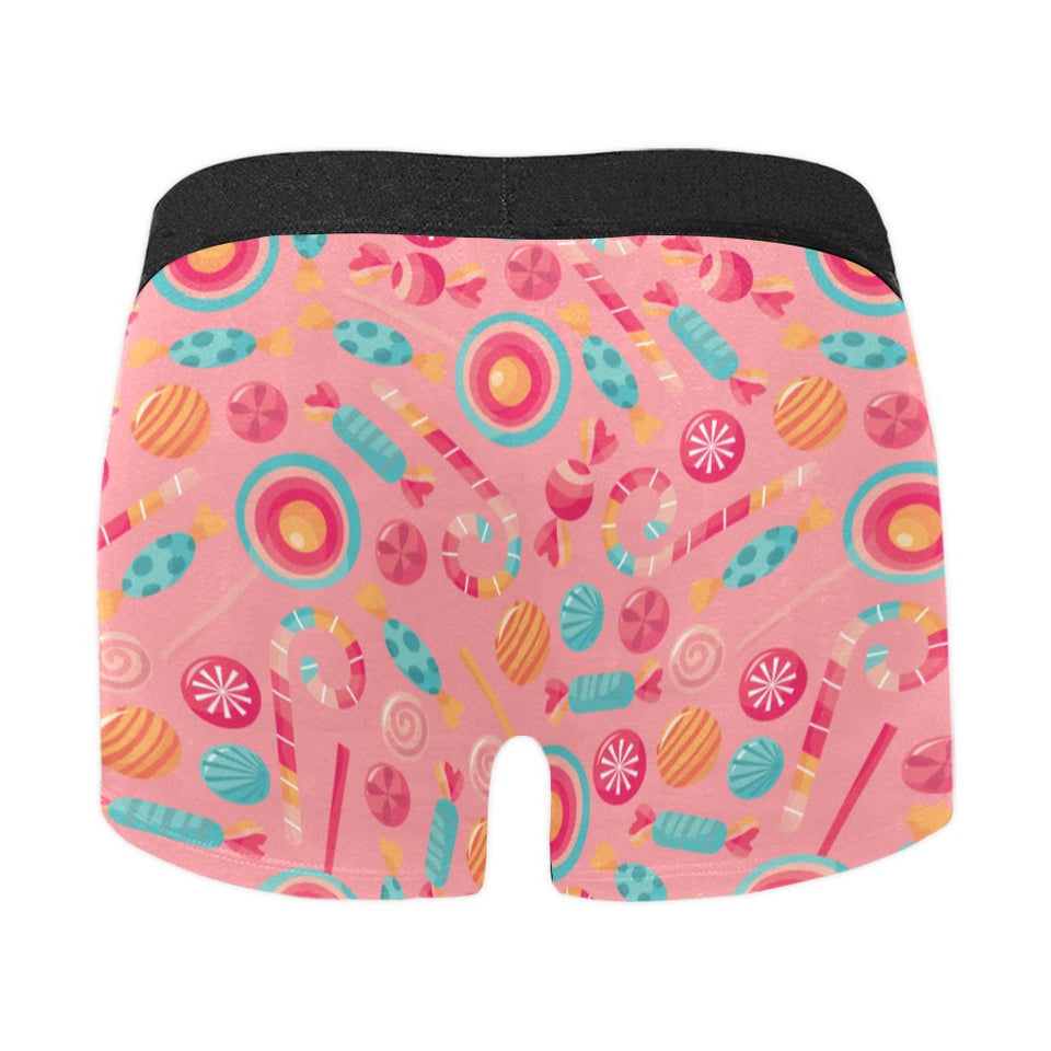Colorful candy pattern Men's All Over Print Boxer Briefs Men's Underwear