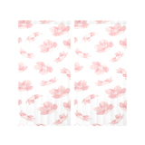 Pink sakura cherry blossom pattern Gauze Curtain