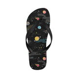 space pattern Unisex Flip Flops