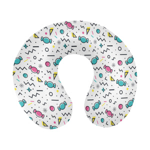 Candy design pattern U-Shaped Travel Neck Pillow