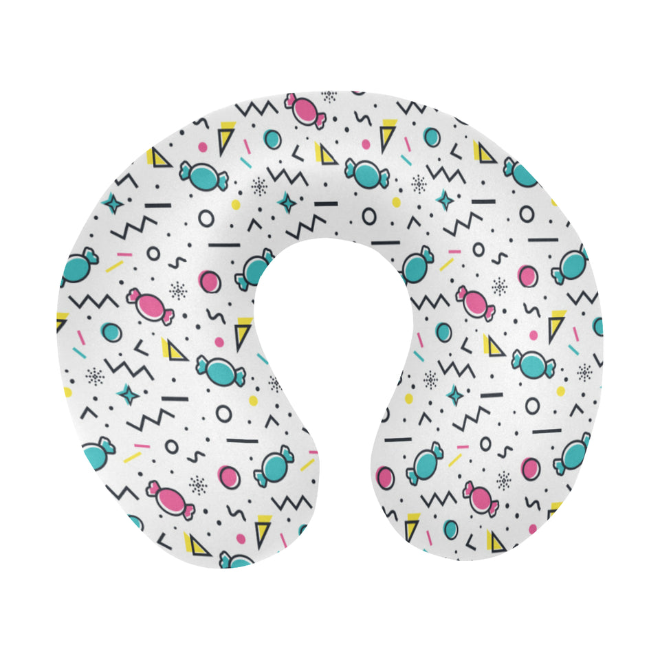 Candy design pattern U-Shaped Travel Neck Pillow