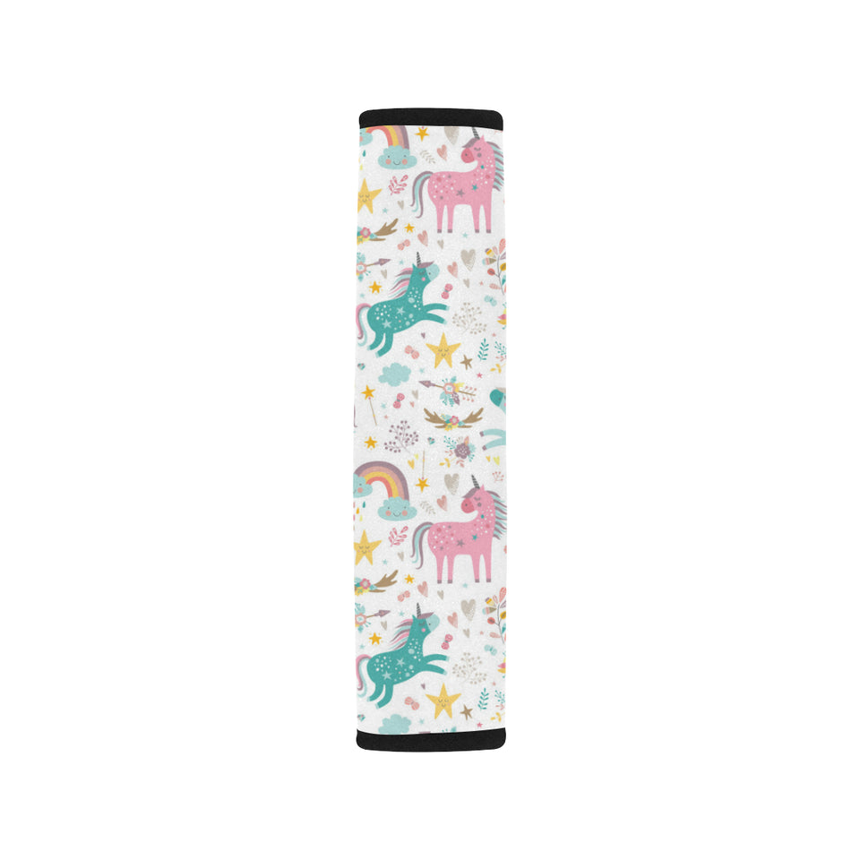 Colorful unicorn pattern Car Seat Belt Cover