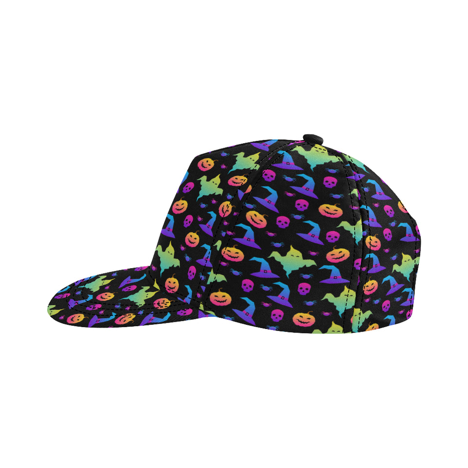 Colorful halloween background All Over Print Snapback Cap