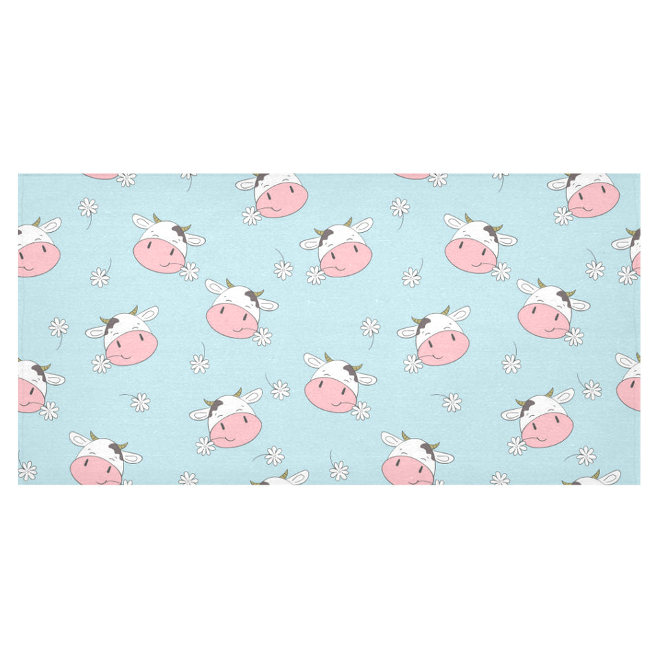Cute cow flower pattern Tablecloth