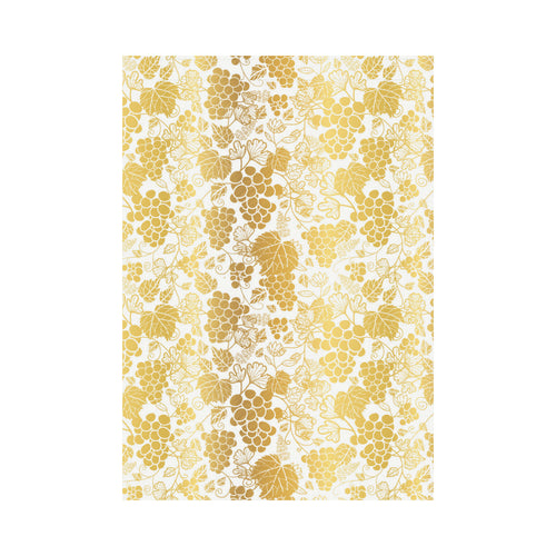 Gold grape pattern House Flag Garden Flag