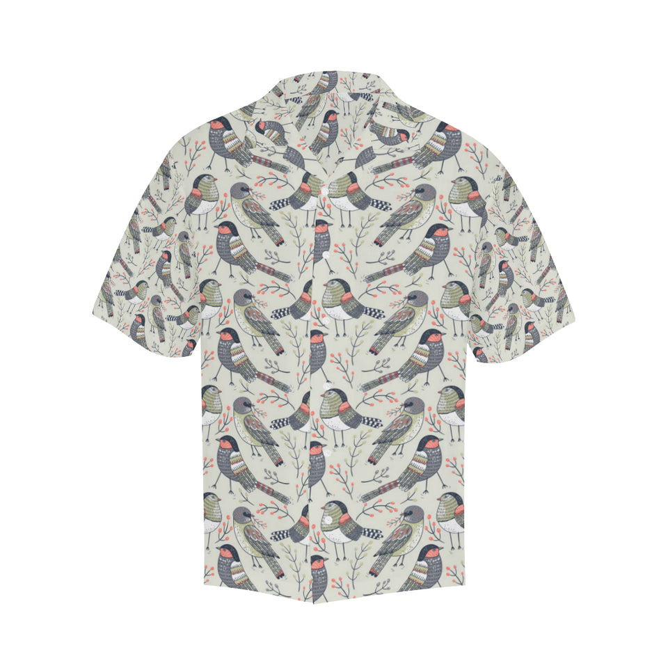 Pigeon Pattern Print Design 04 Men's All Over Print Hawaiian Shirt (Model T58)