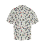 Pigeon Pattern Print Design 04 Men's All Over Print Hawaiian Shirt (Model T58)