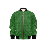 Casino Cards Suits Pattern Print Design 04 Kids' Boys' Girls' Bomber Jacket