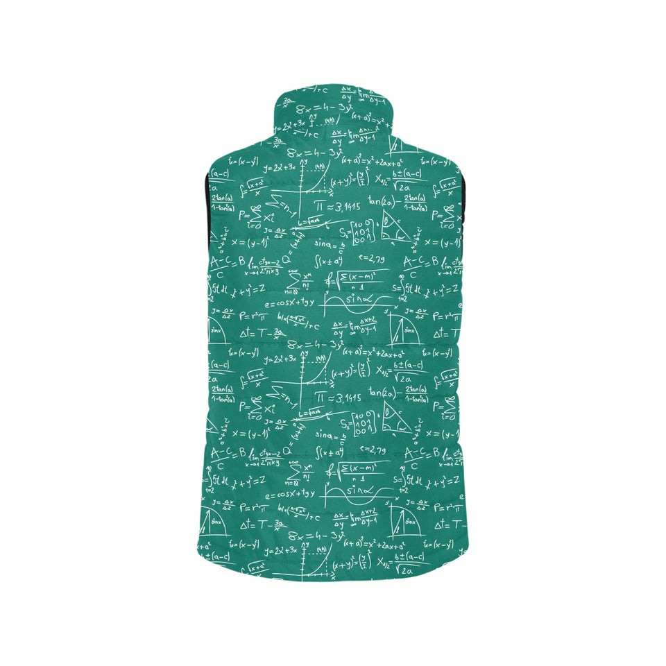 Math Pattern Print Design 01 Men's Padded Vest