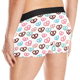 Pretzels Pattern Print Design 04 Men's All Over Print Boxer Briefs Men's Underwear