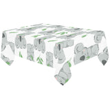 Hand drawn Koala leaves pattern Tablecloth