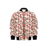 Popcorn Pattern Print Design 05 Kids' Boys' Girls' Bomber Jacket