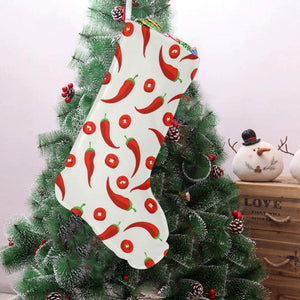 Chili pattern Christmas Stocking