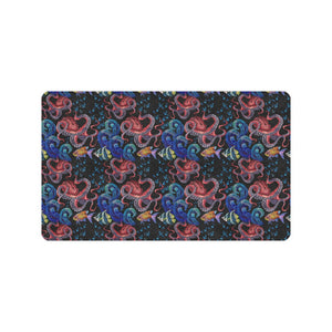 Octopus sea wave tropical fishe pattern Doormat