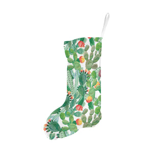 Cactus design pattern copy Christmas Stocking
