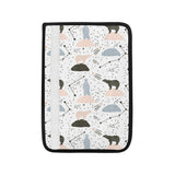 Polar bears star poka dot pattern Car Seat Belt Cover
