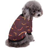 Boomerang Australian aboriginal ornament circle bl All Over Print Pet Dog Round Neck Fuzzy Shirt