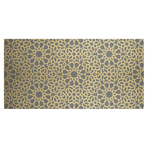 arabic star gold pattern Tablecloth