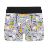Math Pattern Print Design 04 Men's All Over Print Boxer Briefs Men's Underwear