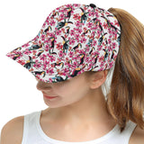 Toucan flower design pattern All Over Print Snapback Cap