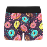 Colorful donut glaze pattern Men's All Over Print Boxer Briefs Men's Underwear
