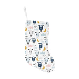 Cute sleeping sheep moon cloud pattern Christmas Stocking