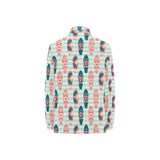 Surfboard Pattern Print Design 02 Women's Long Sleeve Polo Shirt