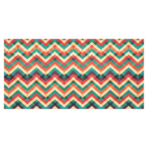 zigzag chevron colorful pattern Tablecloth