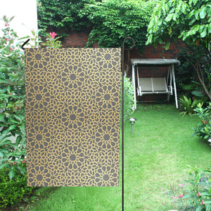 arabic star gold pattern House Flag Garden Flag