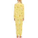 Cheese texture Women's All Over Print Pajama Set