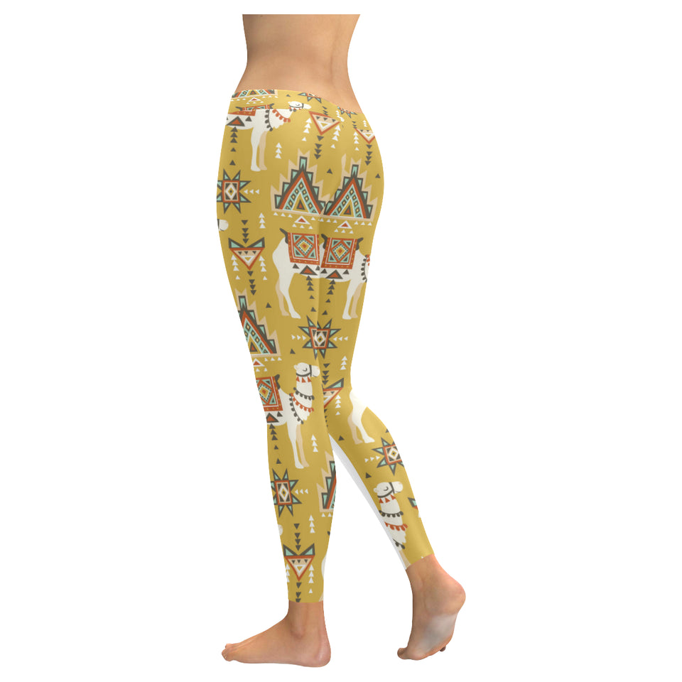 Camels ethnic motif pattern Women's Legging Fulfilled In US