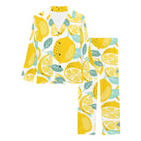 lemon design pattern Women's Long Pajama Set