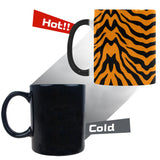 Bengal tigers skin print pattern Morphing Mug Heat Changing Mug