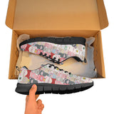 Pig Pattern Print Design 02 Men's Breathable Sneakers ( Model 055)