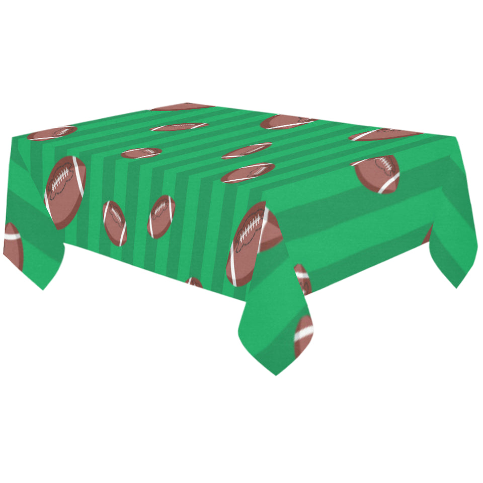 American football ball field background Tablecloth