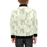 Little young goat pattern Kids' Boys' Girls' Bomber Jacket