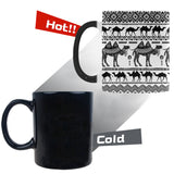 Camel polynesian tribal pattern Morphing Mug Heat Changing Mug