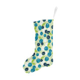 blueberry flower pattern Christmas Stocking