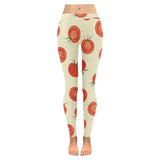 Tomato dot background Women's Legging Fulfilled In US