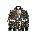 Unicorns forest background Kids' Boys' Girls' Bomber Jacket
