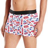 British Pattern Print Design 01 Men's All Over Print Boxer Briefs Men's Underwear