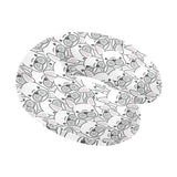 Cute french bulldog head pattern U-Shaped Travel Neck Pillow