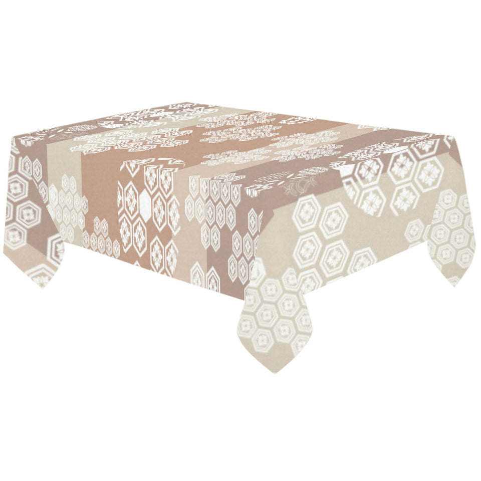 Beautiful hexagon japanese pattern Tablecloth